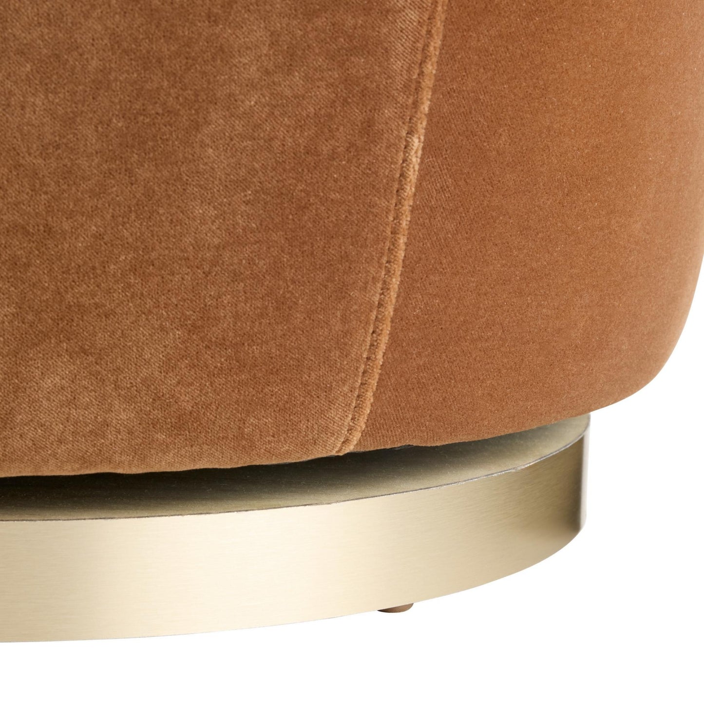 Poppy Swivel Chair Cider Velvet