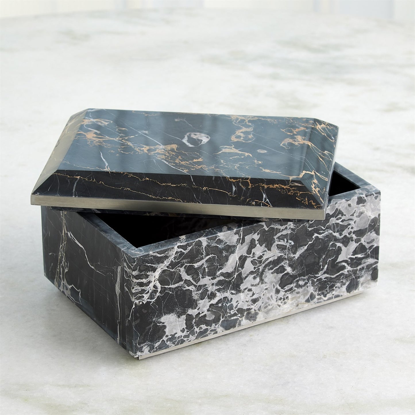Bradley Golden Portoro Marble Box