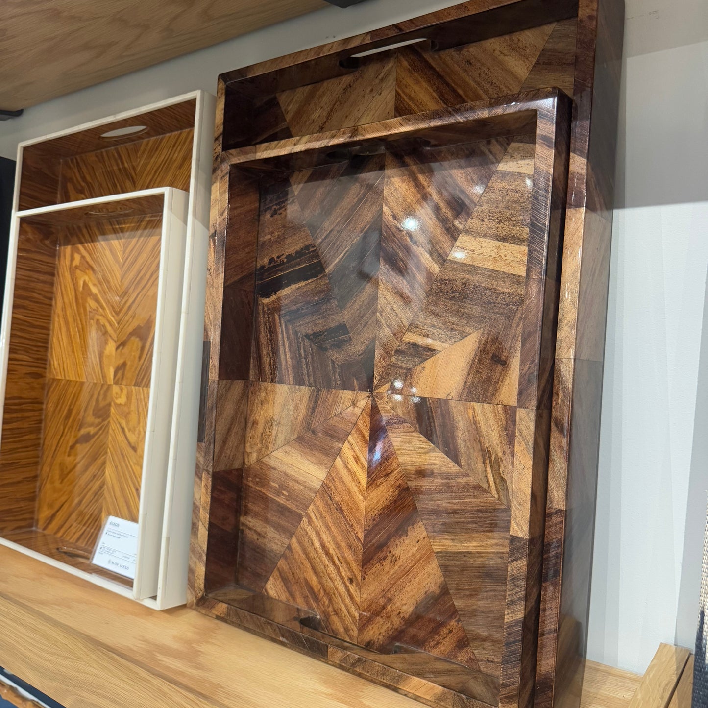 Jada Tray Set Natural Banana Bark Market Photo