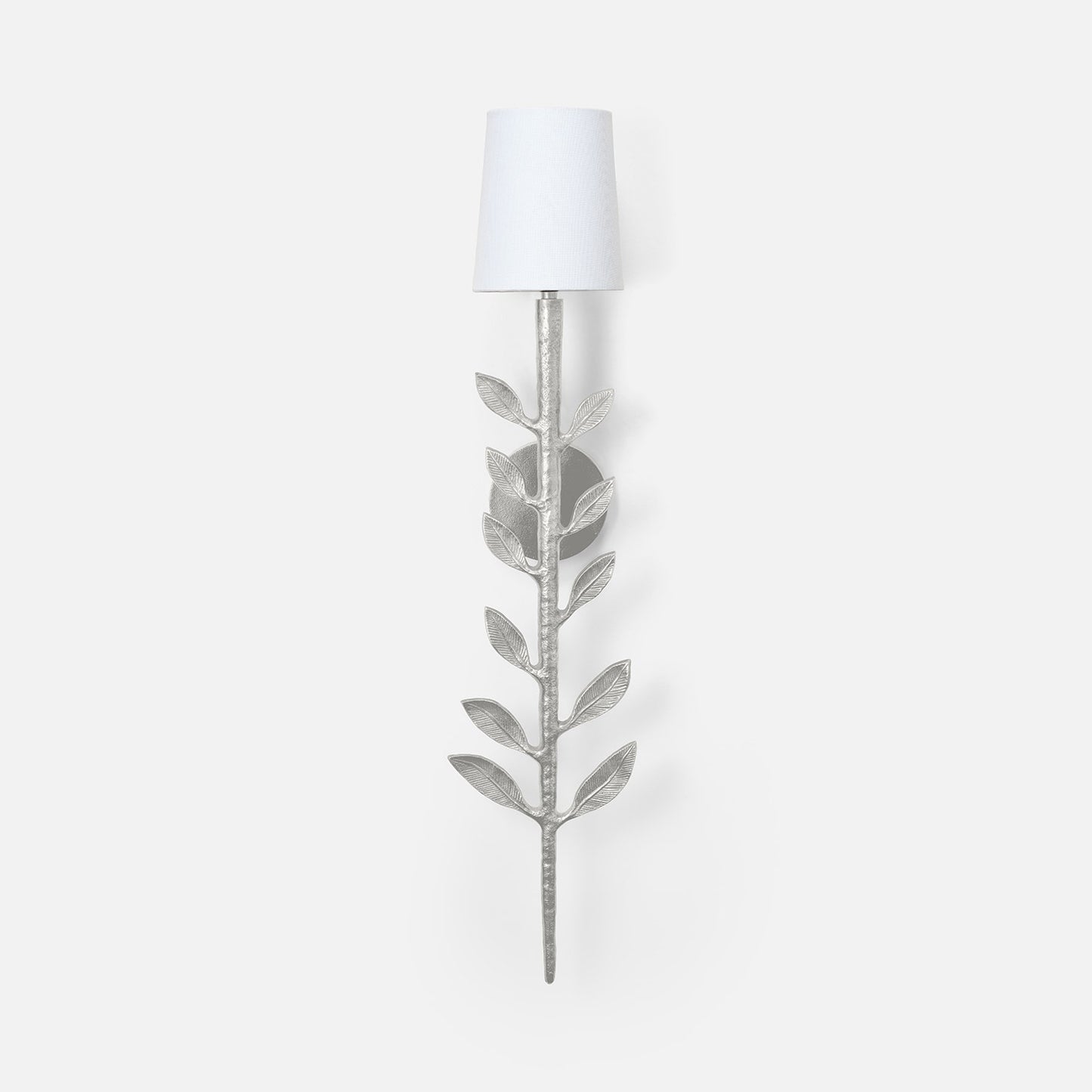 Emmeline Sconce Plated Nickel Aluminum