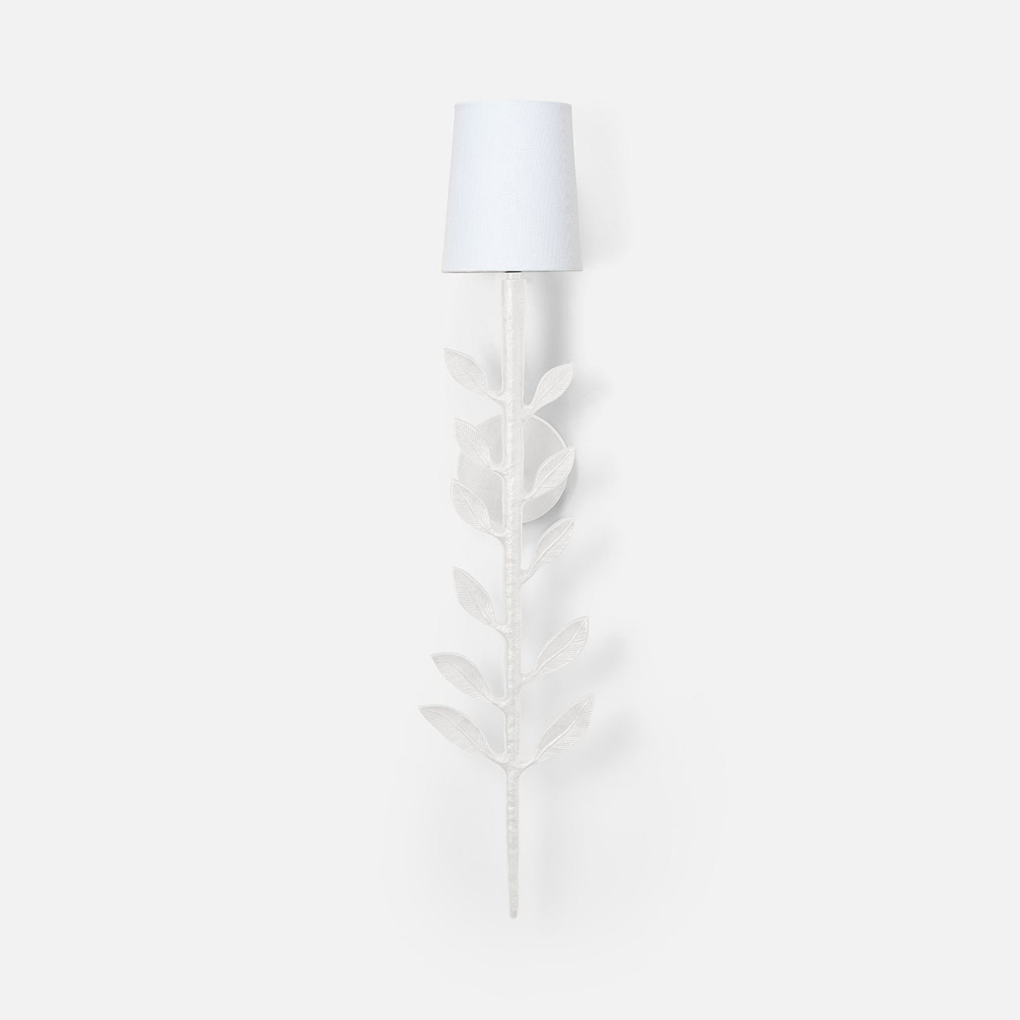 Emmeline Sconce Matte White Aluminum
