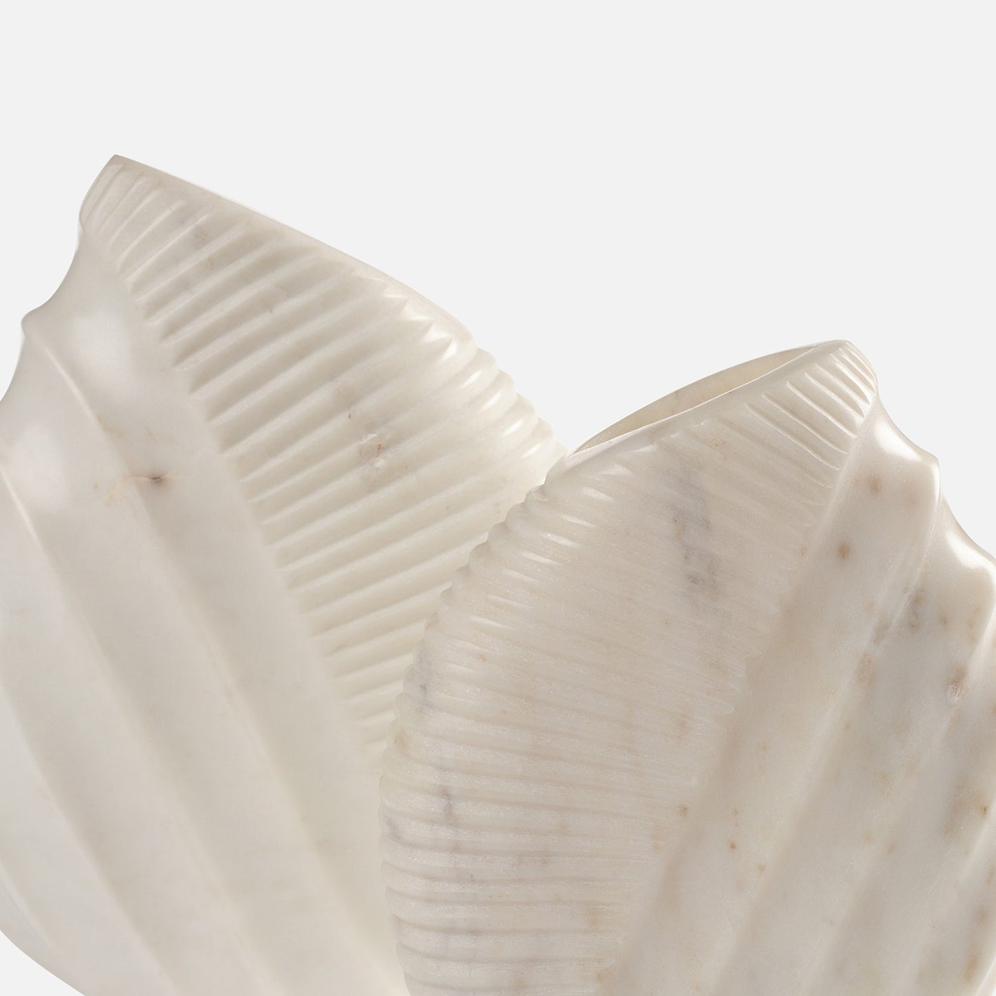 Alomar Vase Set White Marble