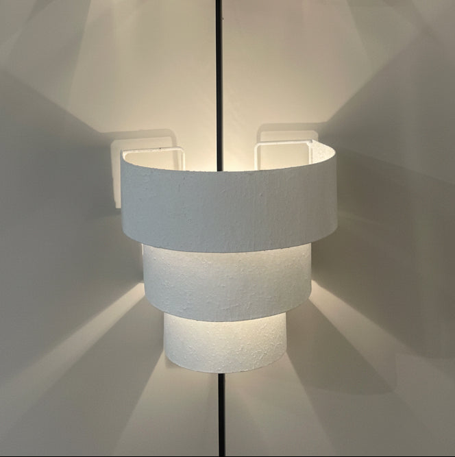 Thyra Sconce Textured White Metal (bottom) Market Photo
