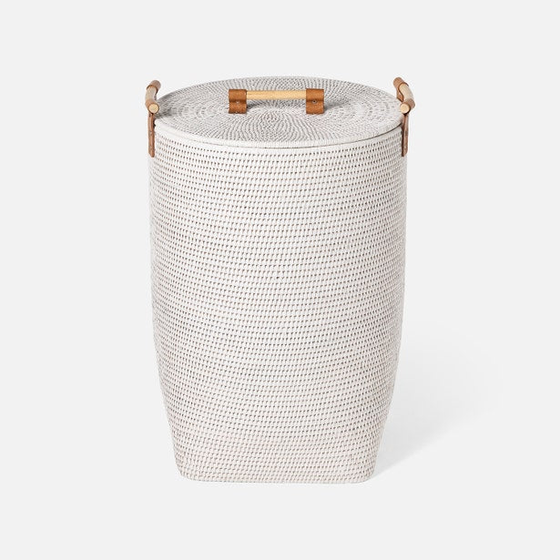 Antalya Basket White Rattan