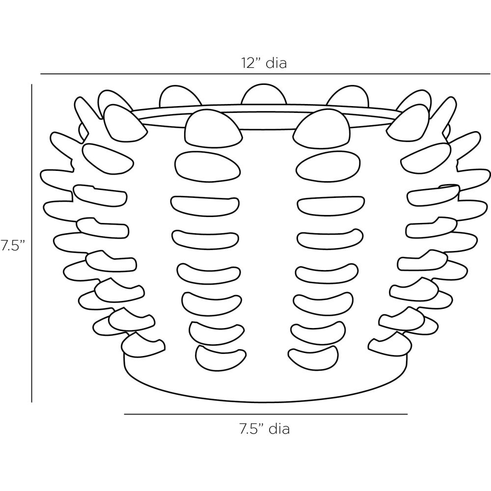 arteriors ailee vase diagram
