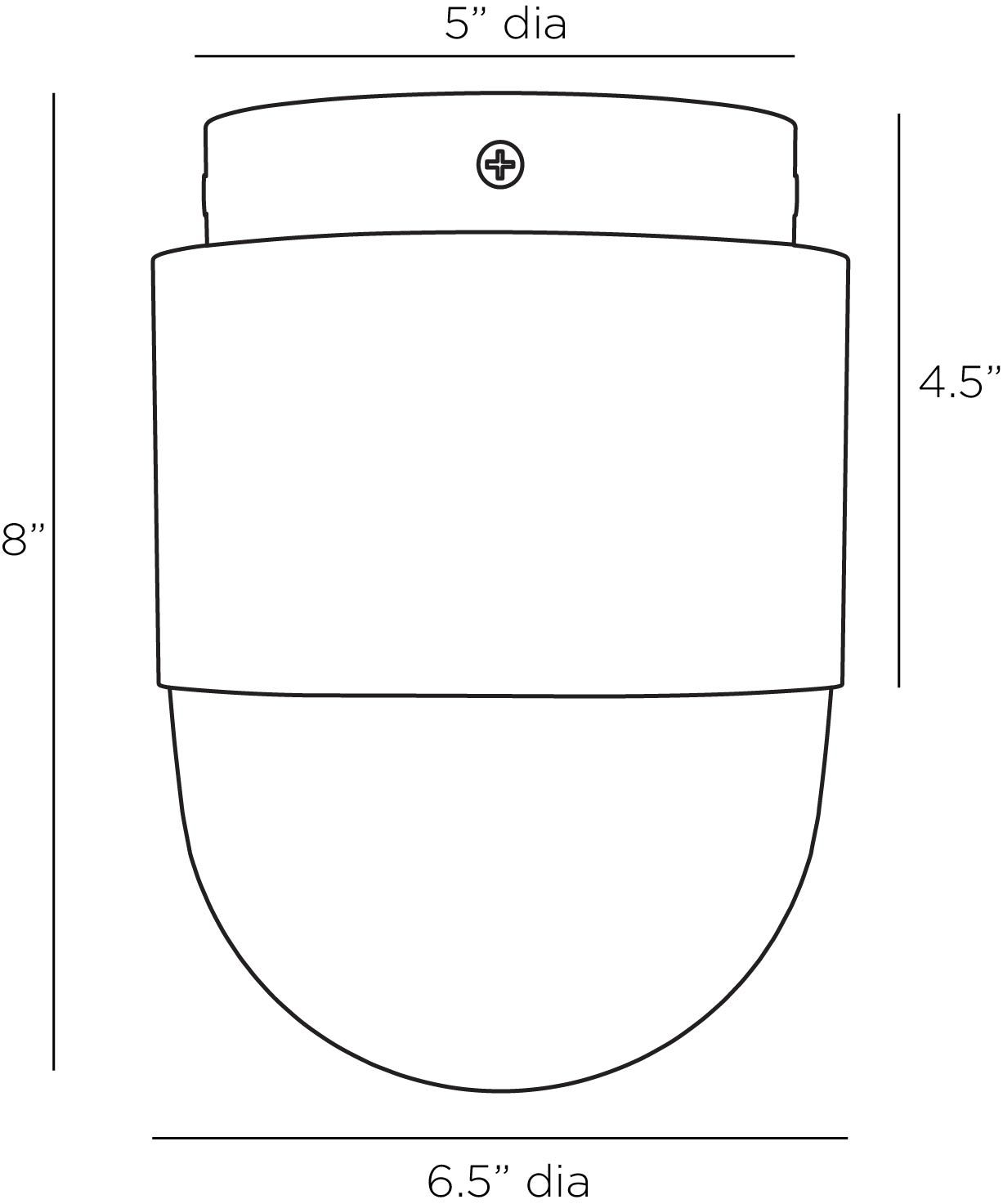 arteriors allentown flush mount bronze diagram