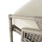 arteriors begala lounge chair detail