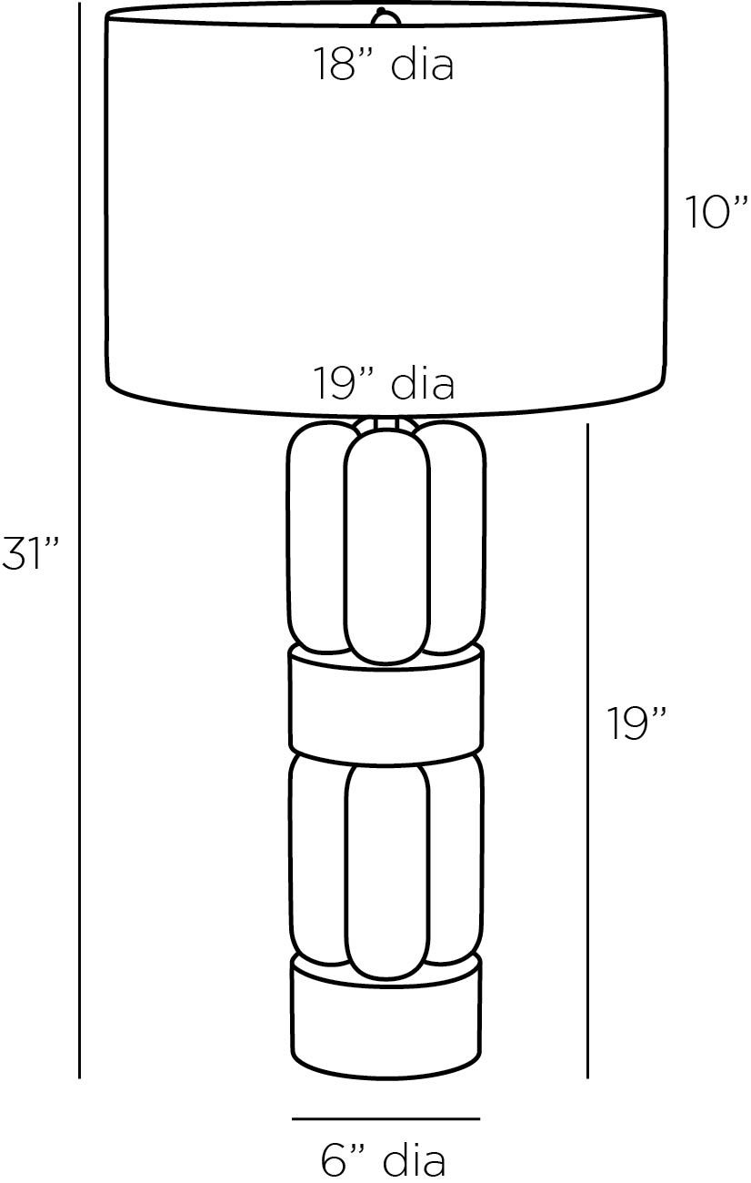 arteriors bronson lamp diagram