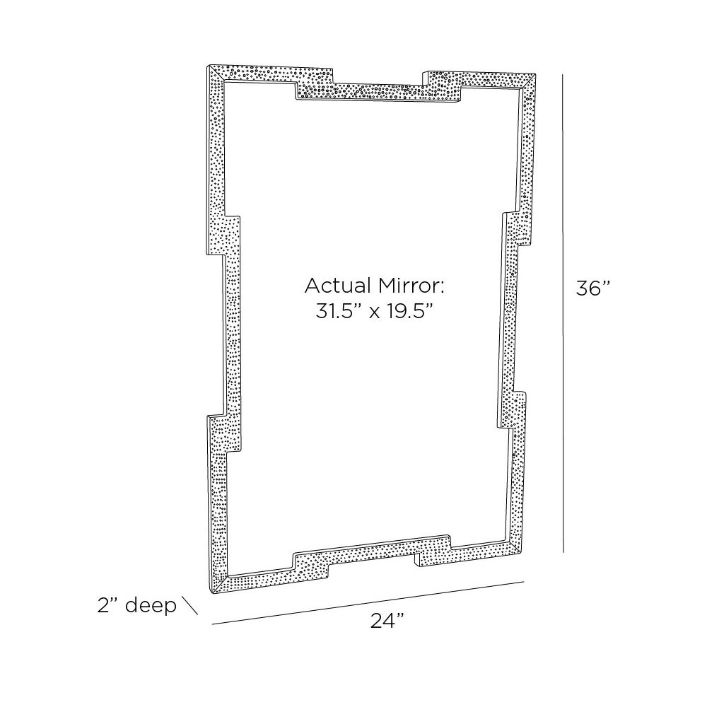 arteriors creedance mirror diagram