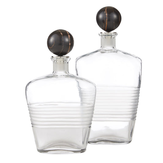 arteriors eaves decanters set front