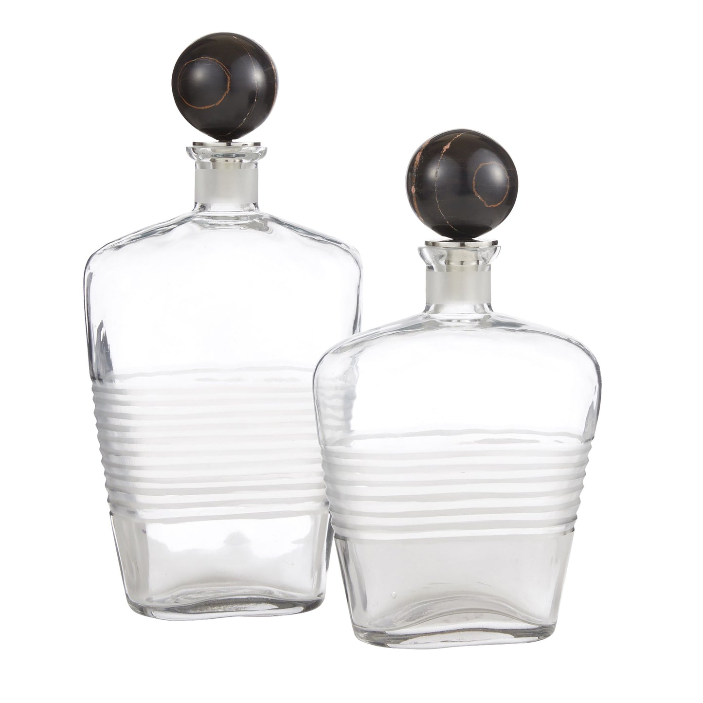 arteriors eaves decanters set of 2