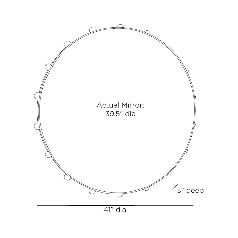 arteriors estera mirror diagram