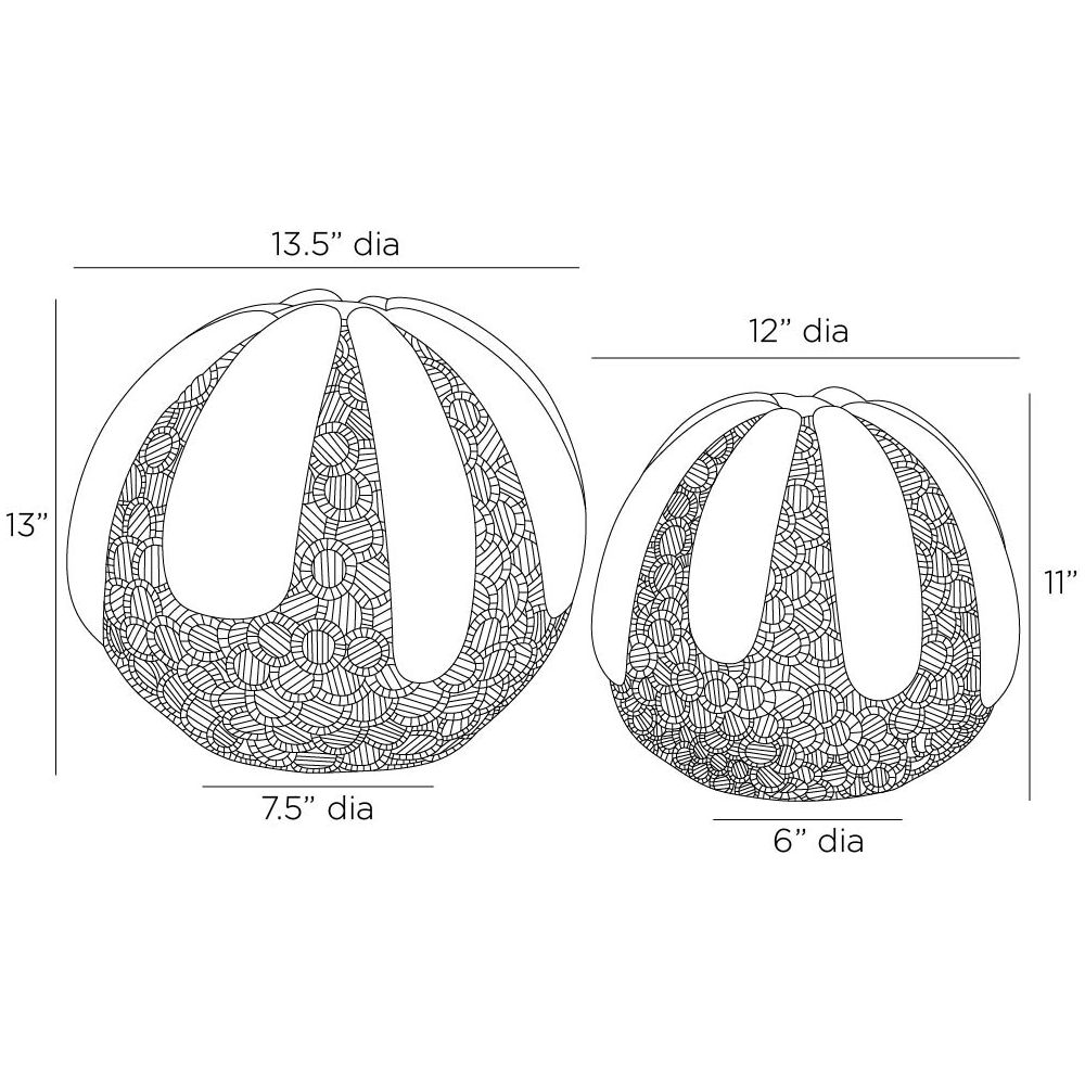 arteriors faye sculpture diagram