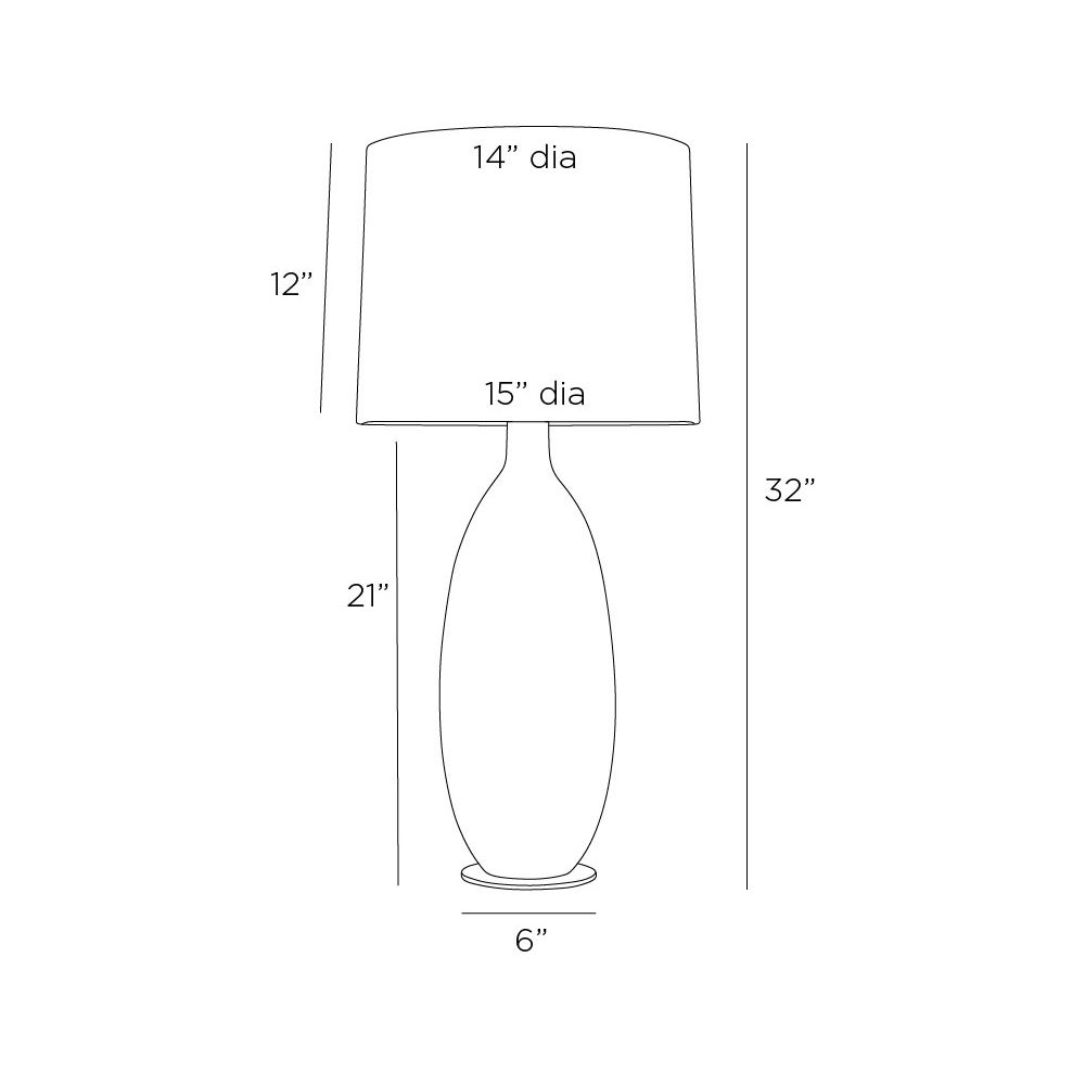 arteriors gola lamp diagram