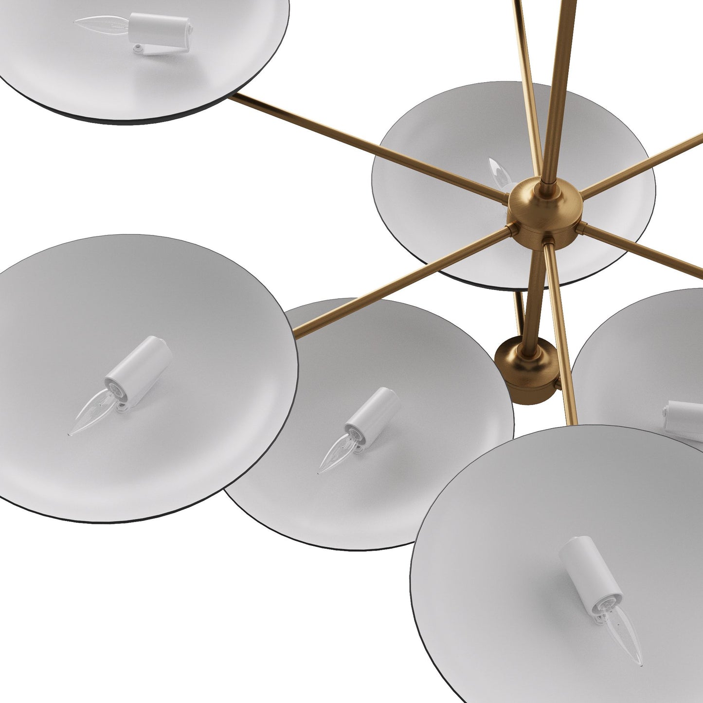 arteriors griffith two tiered chandelier bulbs