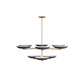 arteriors griffith two tiered chandelier front