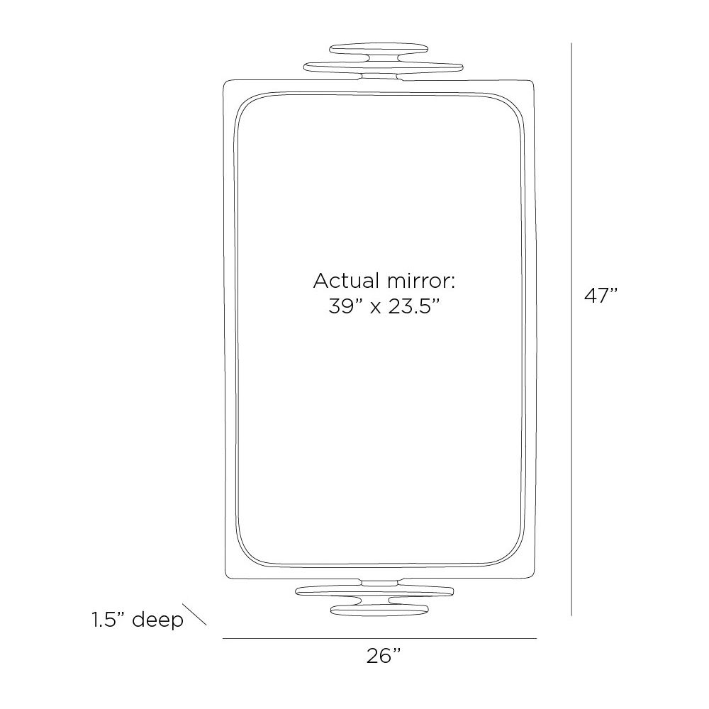 arteriors hardaway mirror diagram