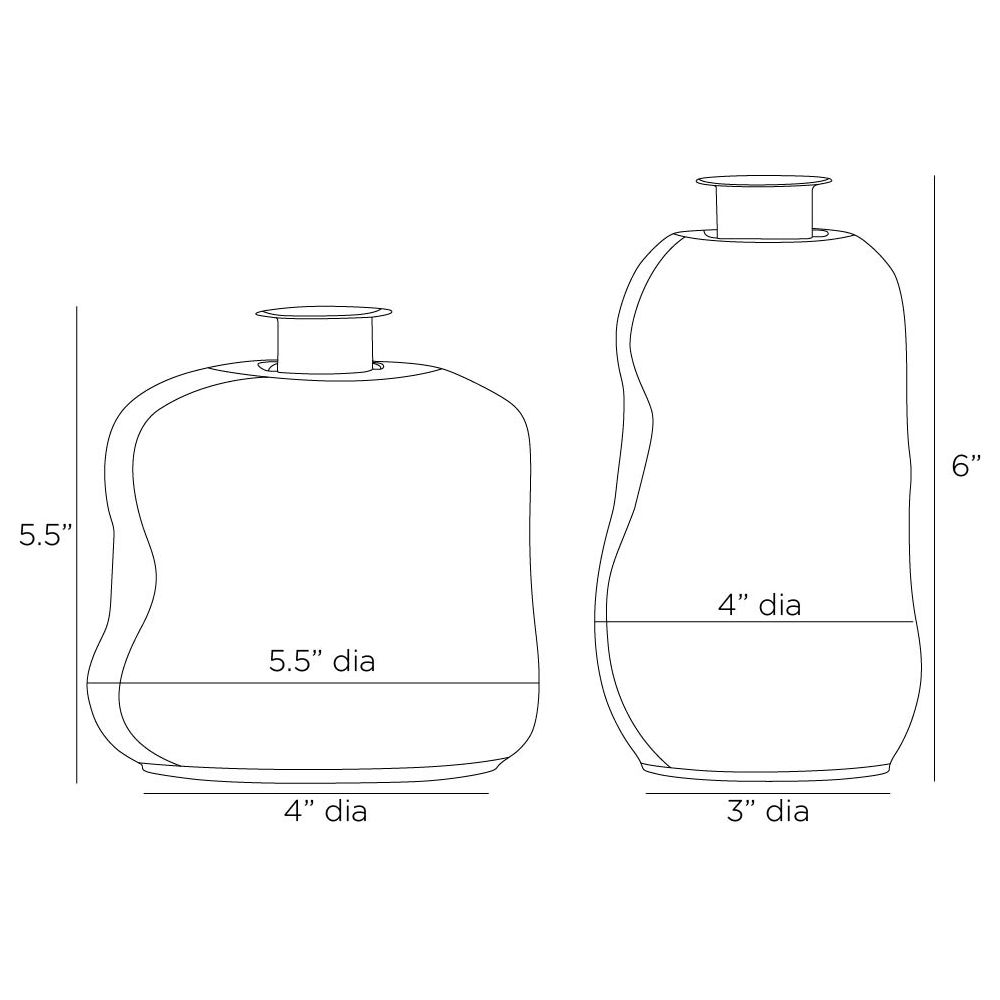 arteriors hughes candleholder diagram
