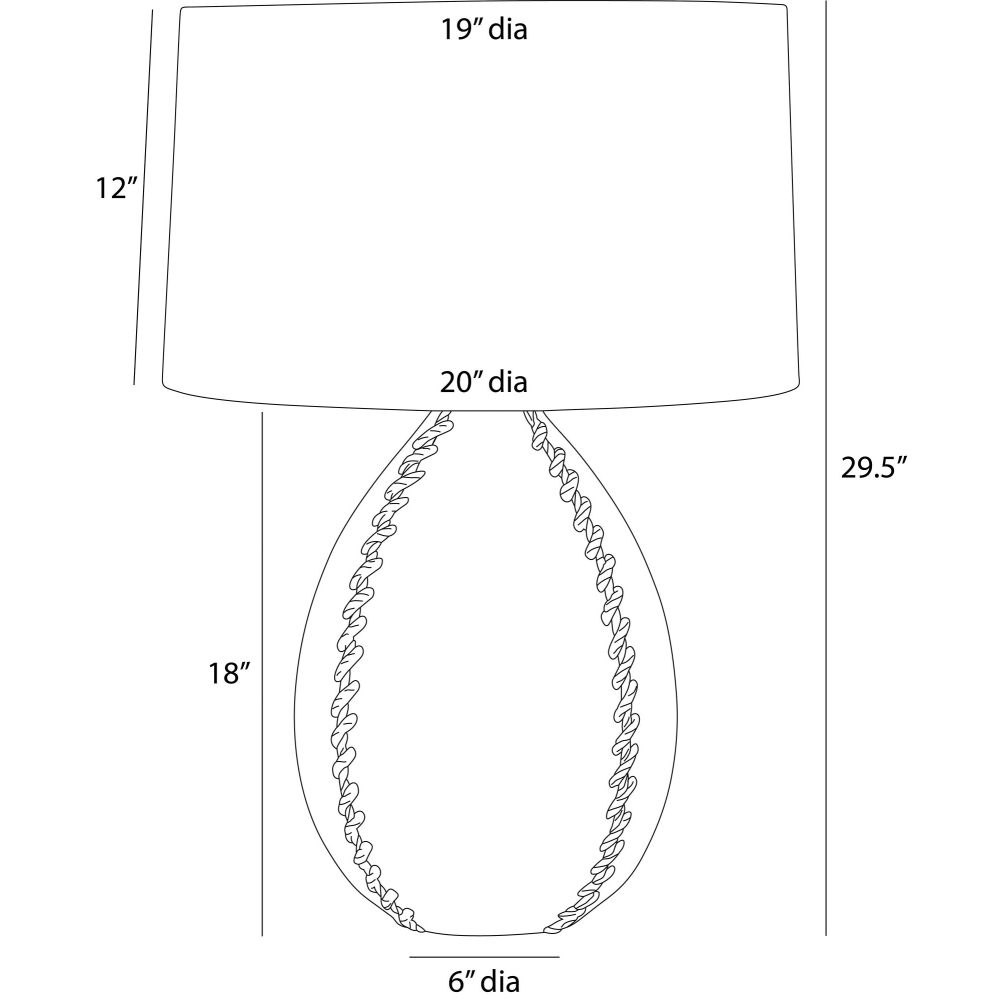 arteriors jaxx lamp diagram