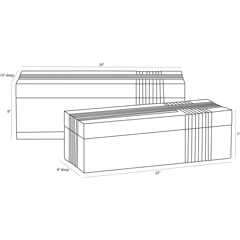arteriors kamira boxes diagram