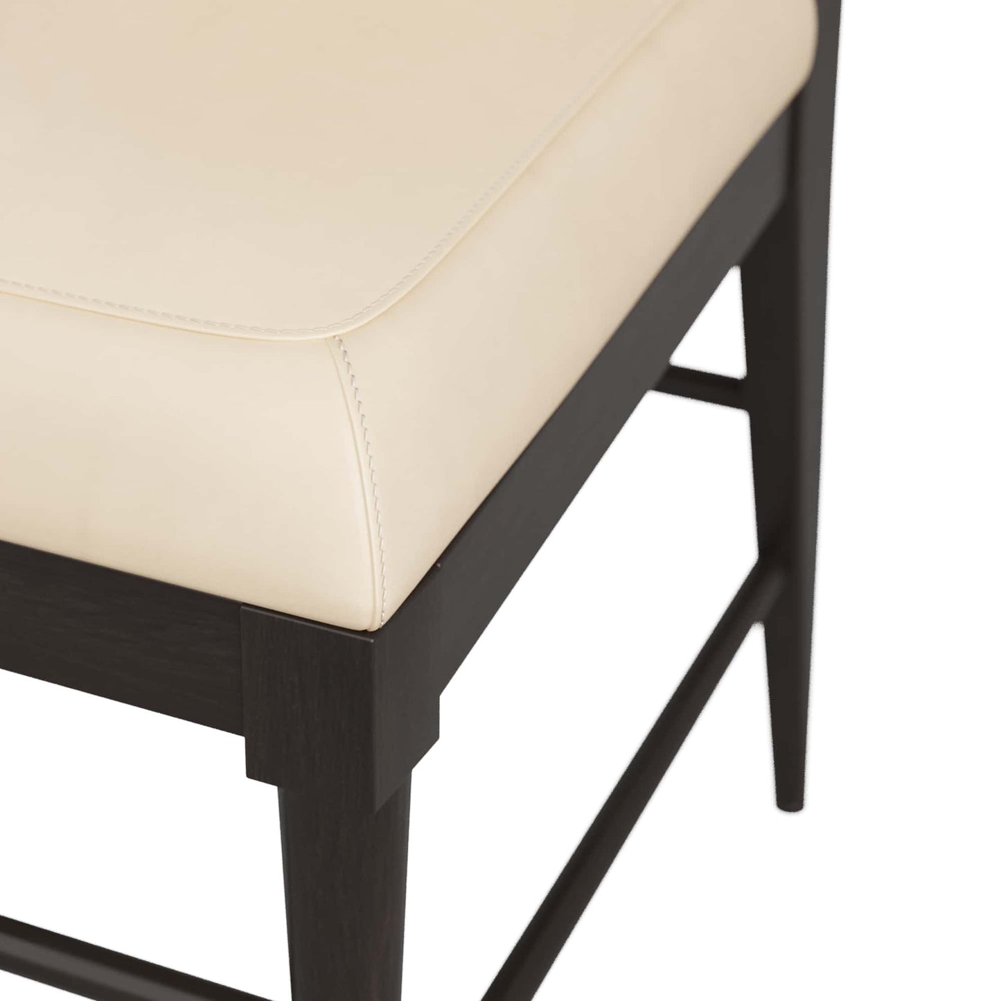 arteriors keegan chair ivory corner