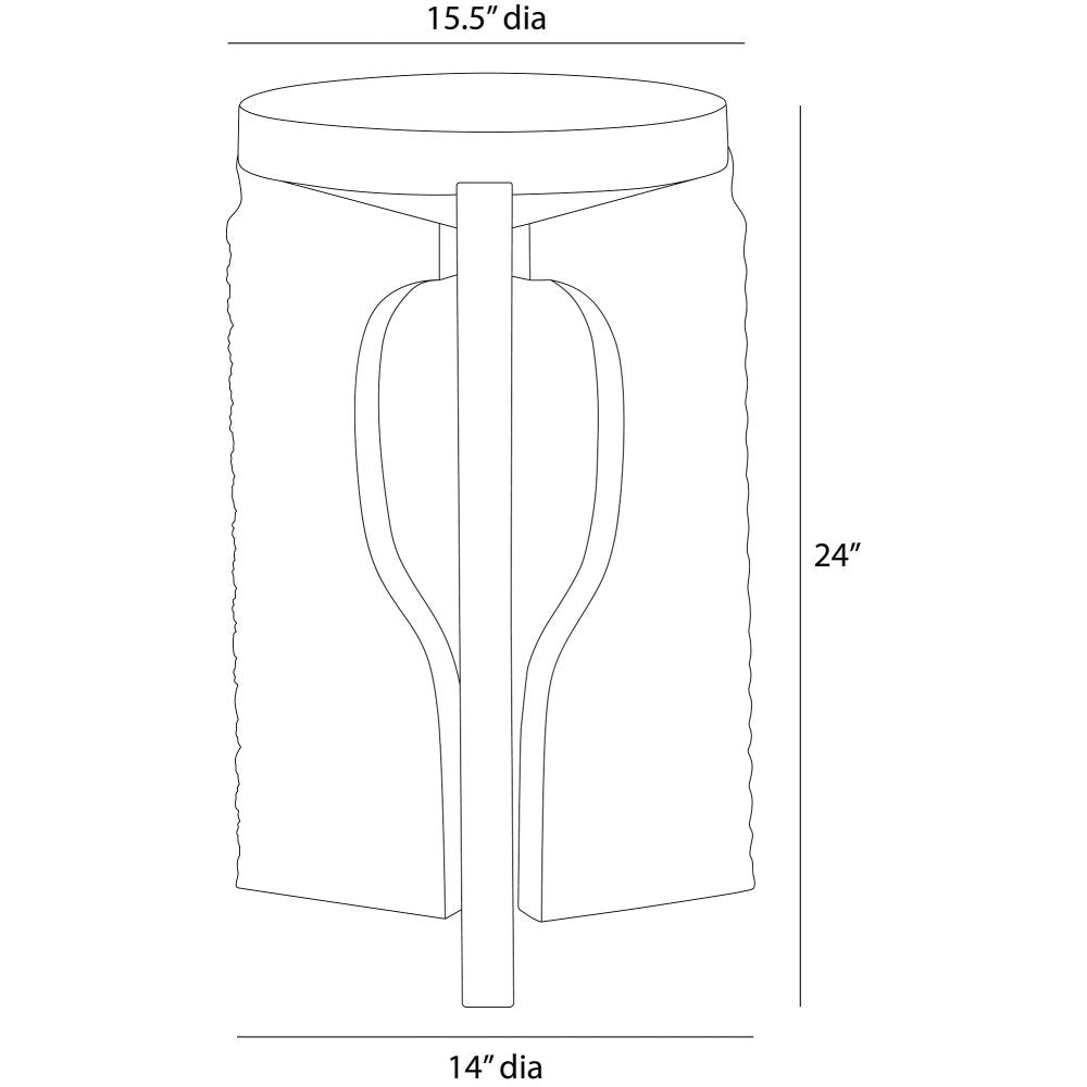 arteriors knight table diagram