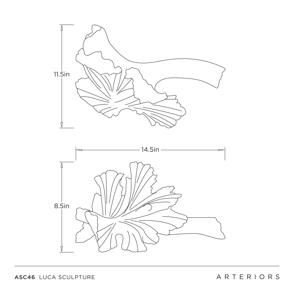 Luca Sculpture Charcoal Lava Stone