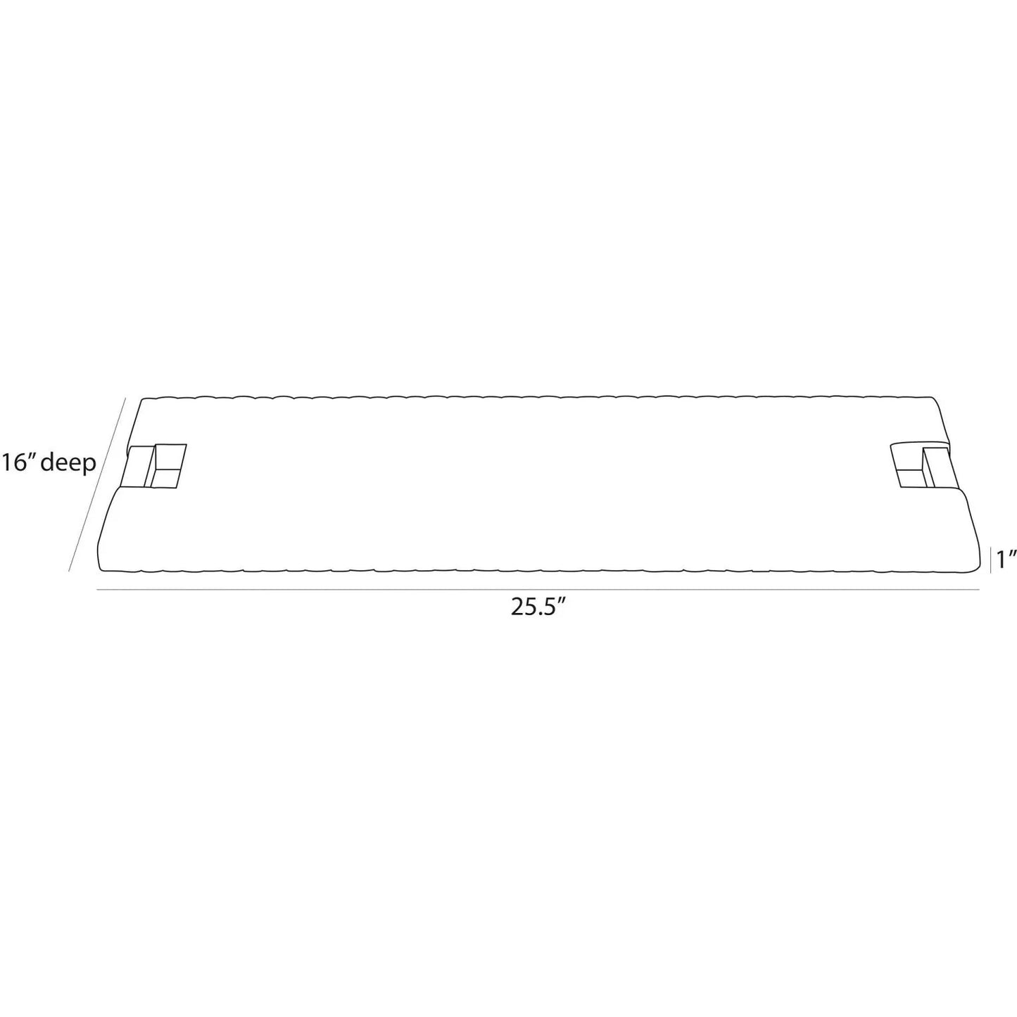Kellen Tray Taupe Suede