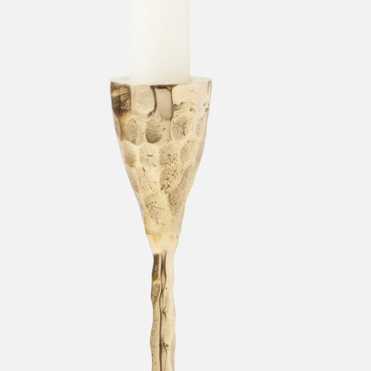 blue pheasant candleholder alina gold detail