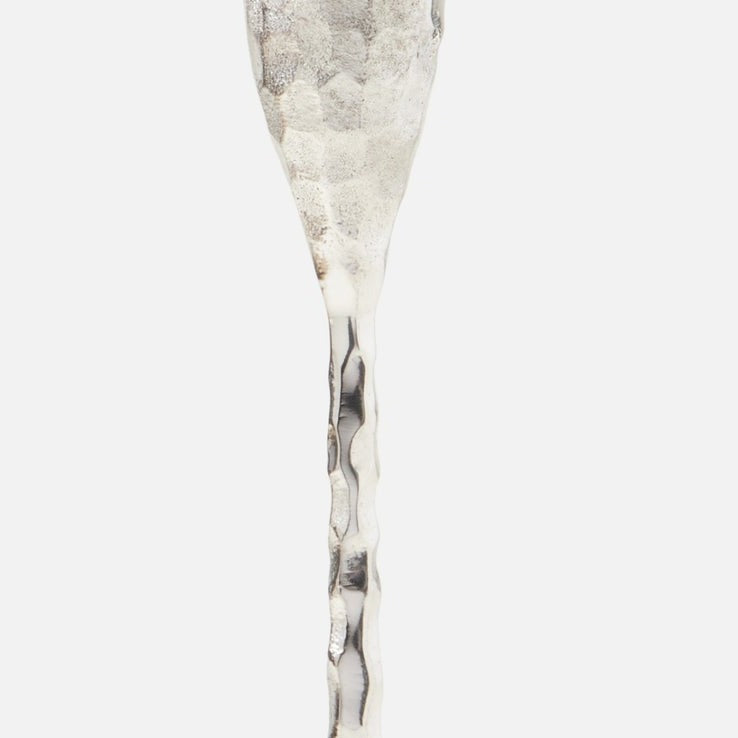 blue pheasant candleholder alina silver detail