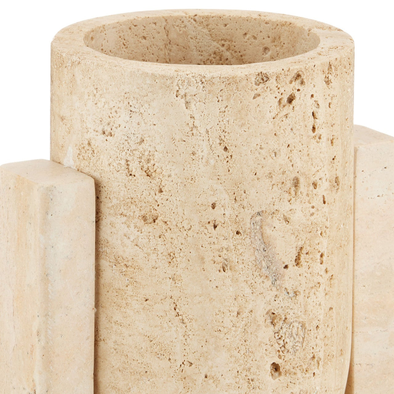 currey stone vase set top