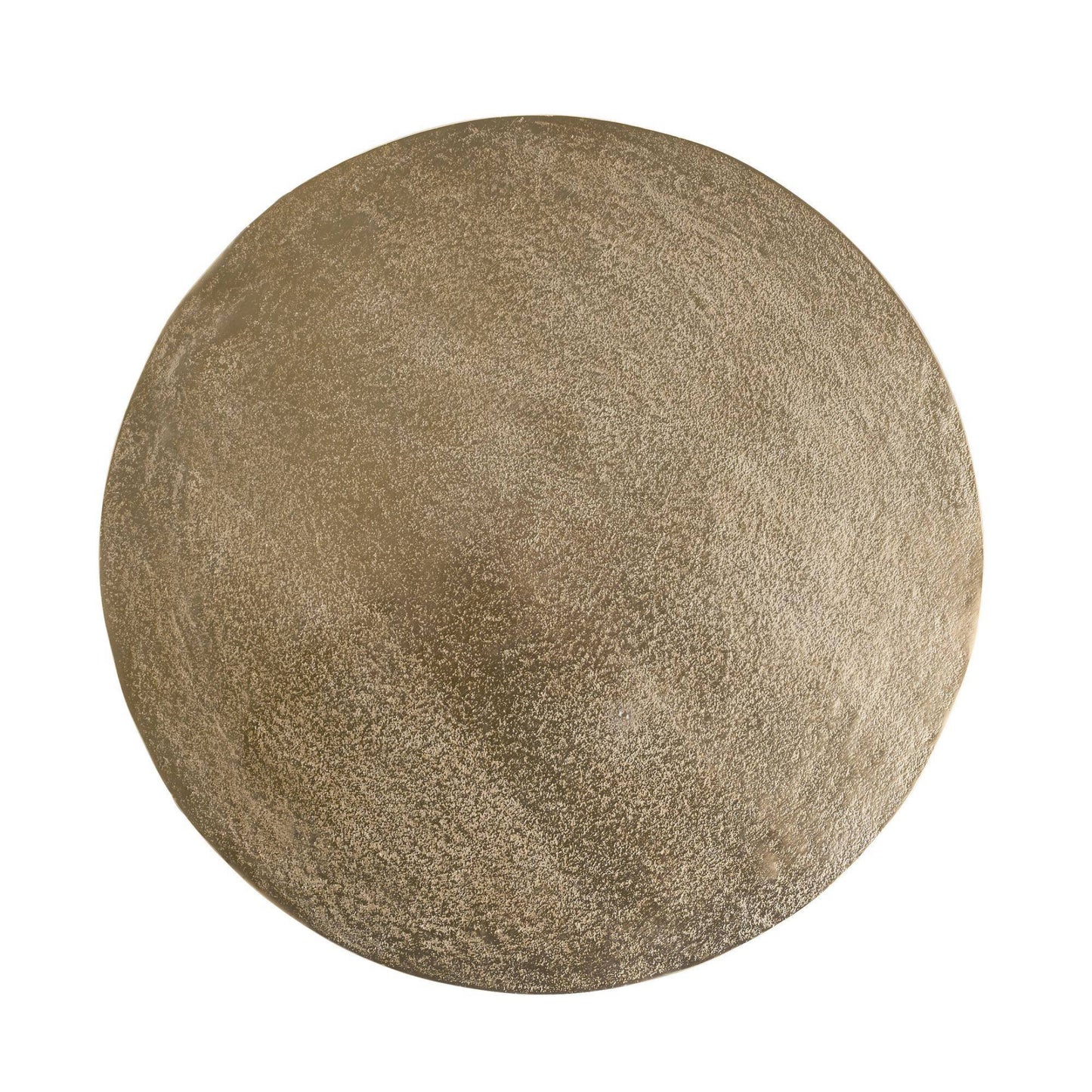 Round stone object on a white background
