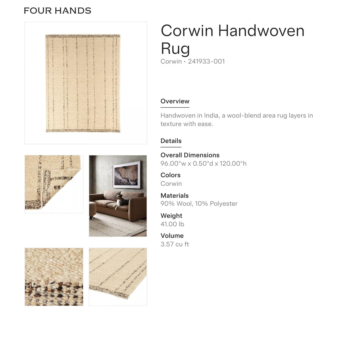 four hands corwin rug tearsheet 8x10