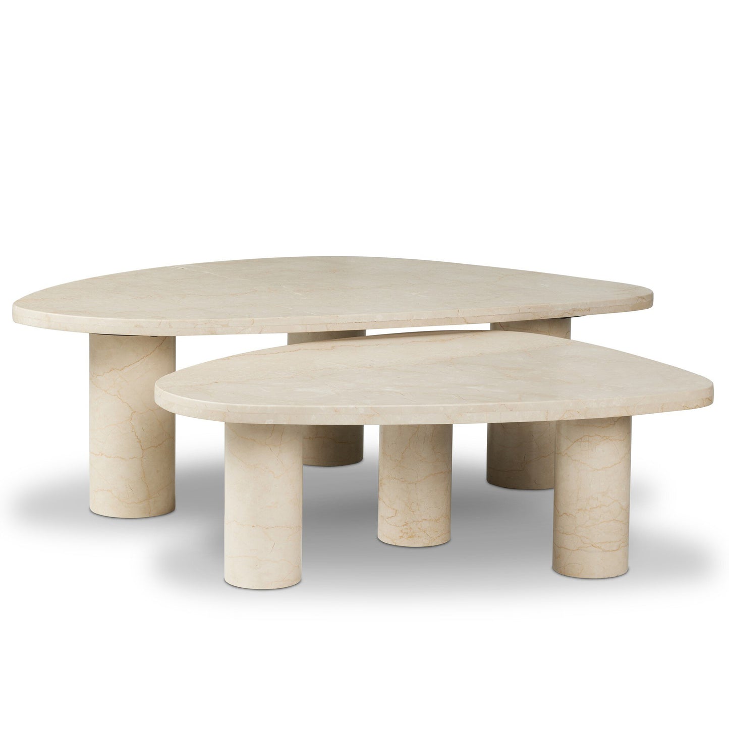 four hands zion coffee table front