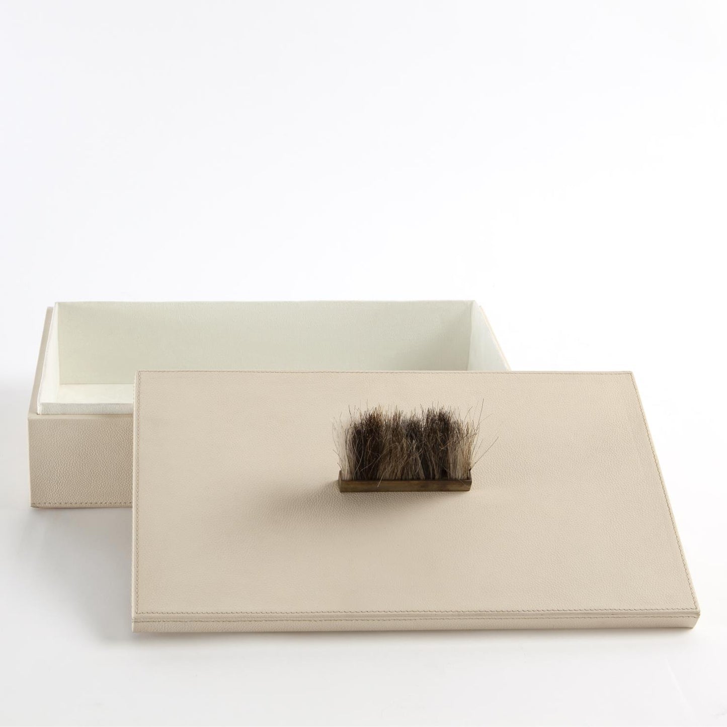 Harrington Box Milk Leather