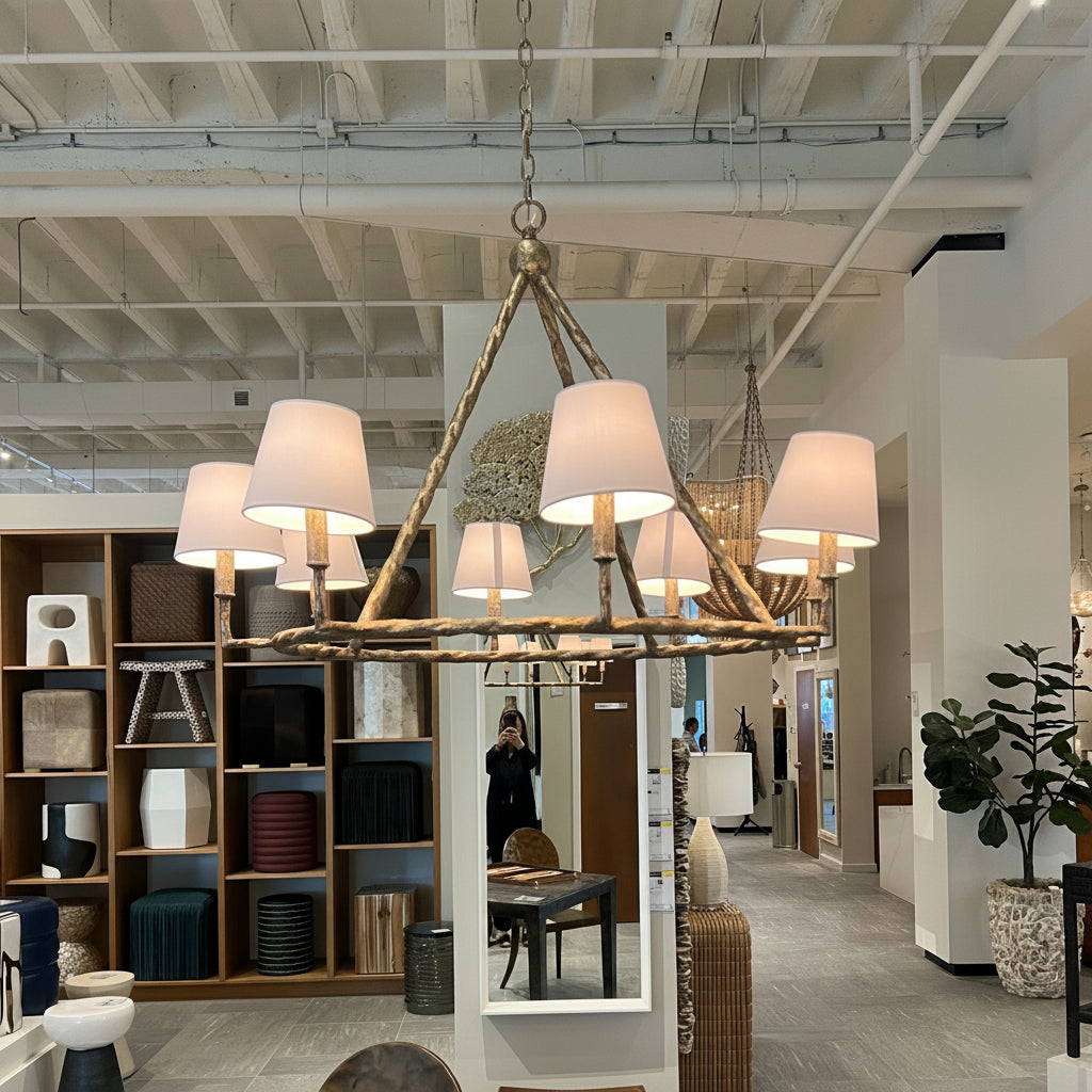 made goods aloni chandelier silver market