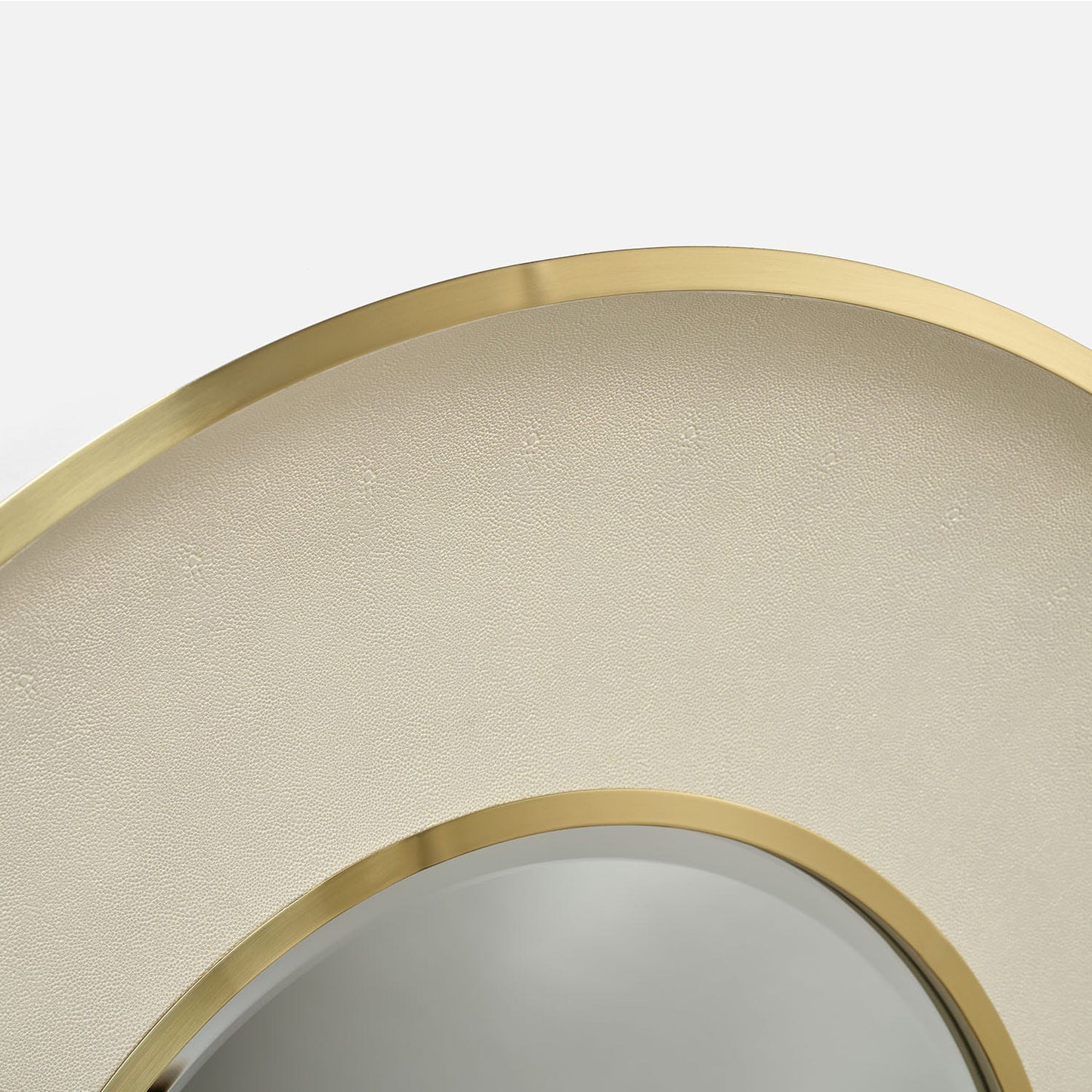 made goods armond mirror snow brass top