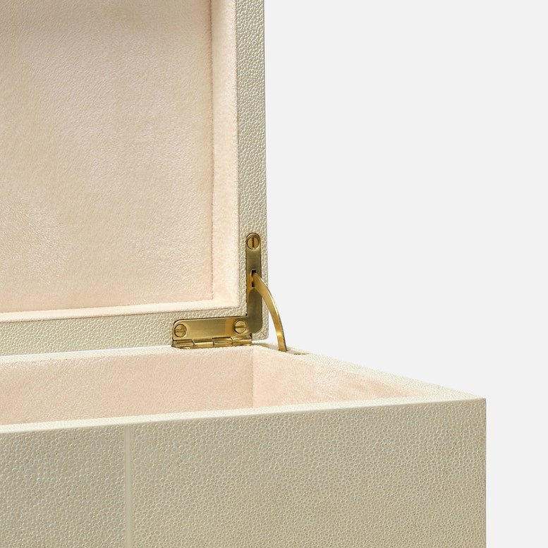 Breck Box Set Mixed Blanc Faux Shagreen