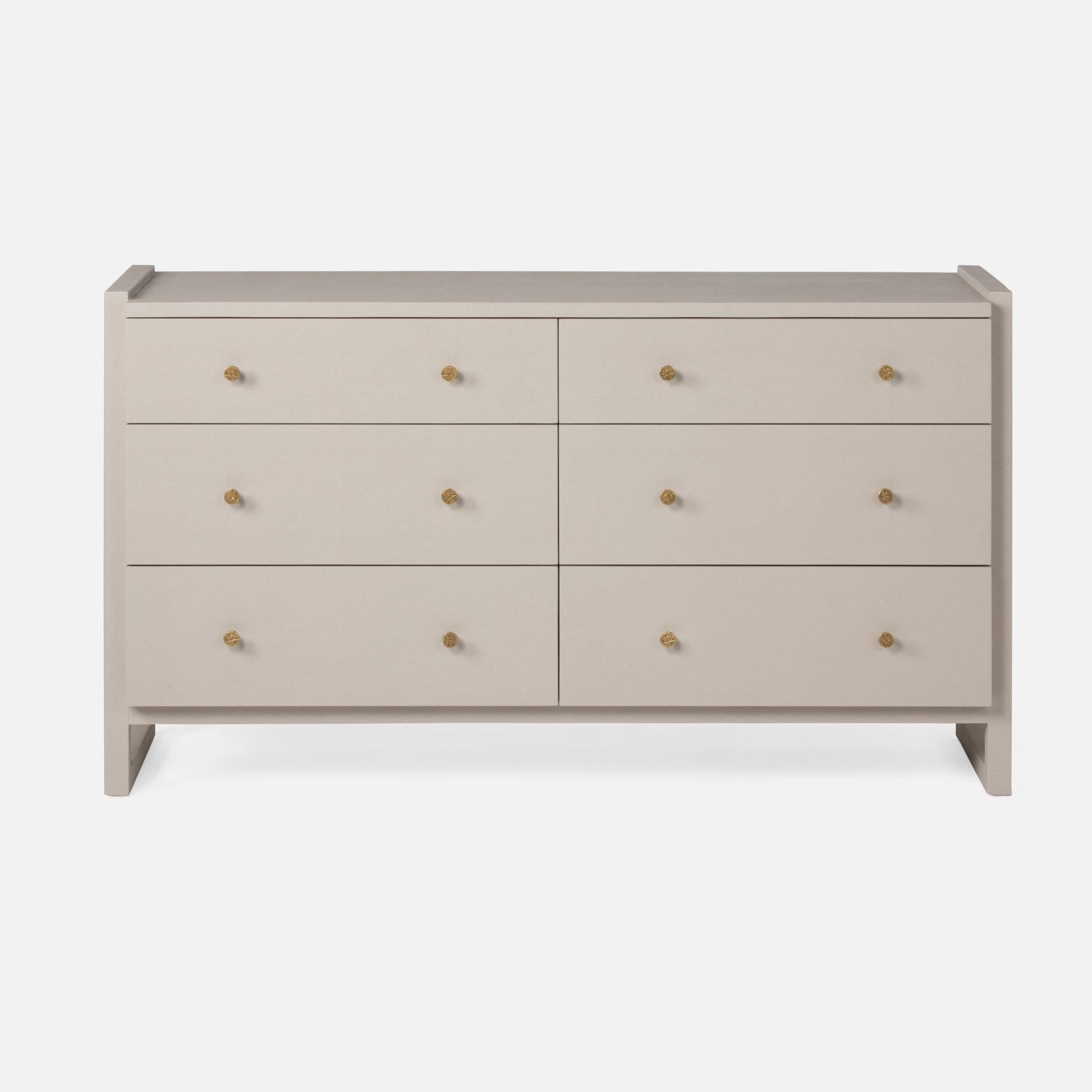 vintage gray dresser Carrigan Dresser 60" French Gray Vintage Faux Shagreen