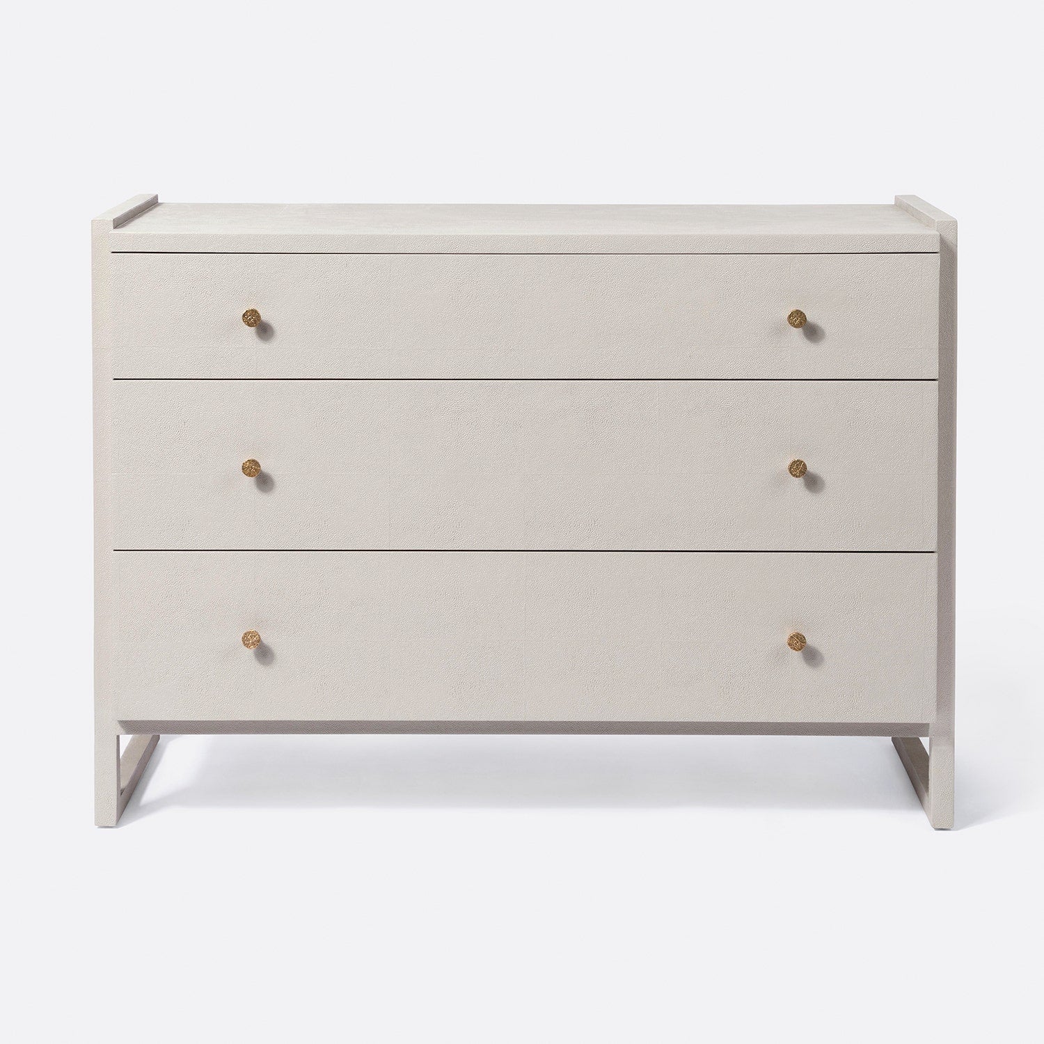 vintage gray dresser Carrigan Dresser 48" French Grey Vintage Faux Shagreen