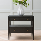 made goods conrad double nightstand black detail