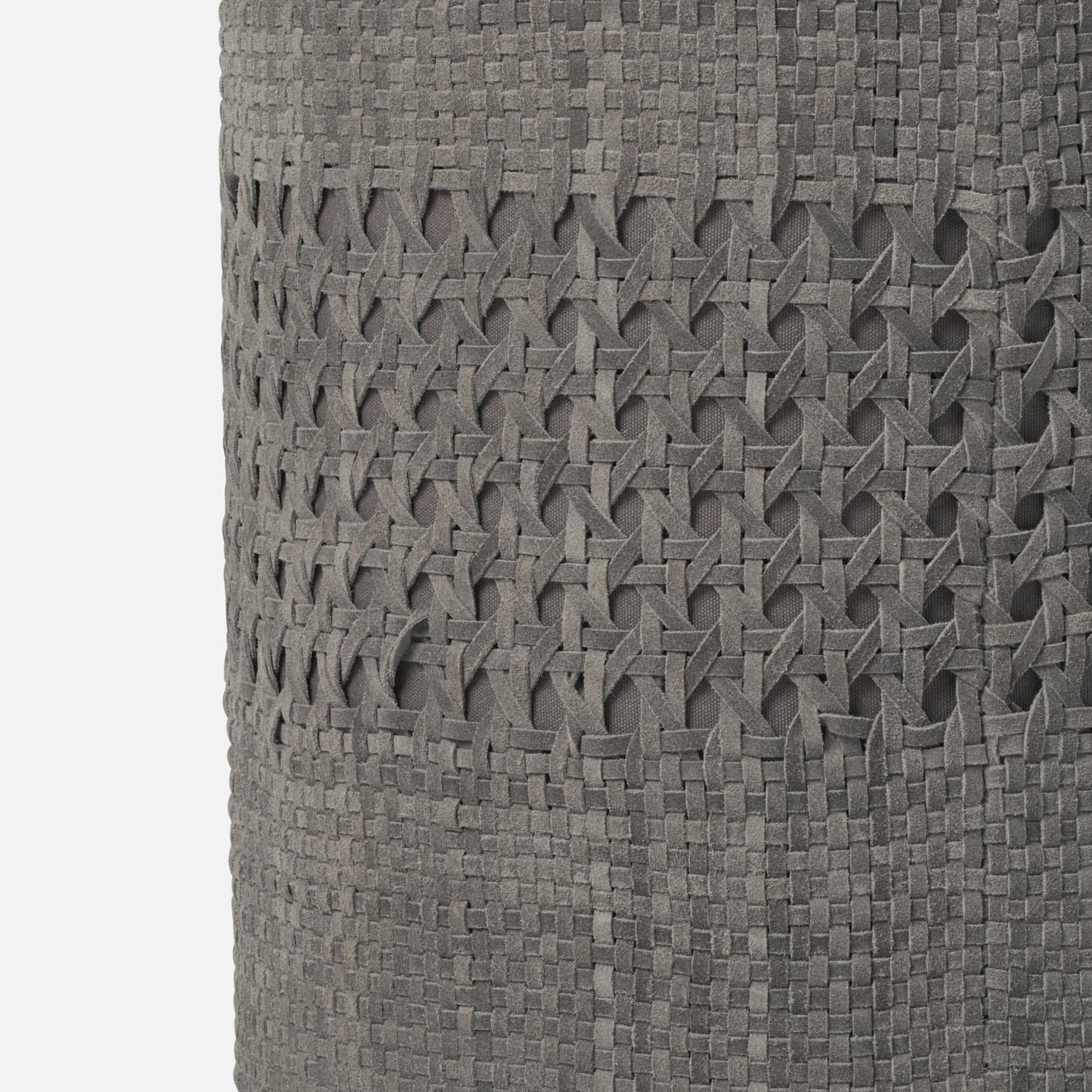 Ellington Stool Slate Gray Suede