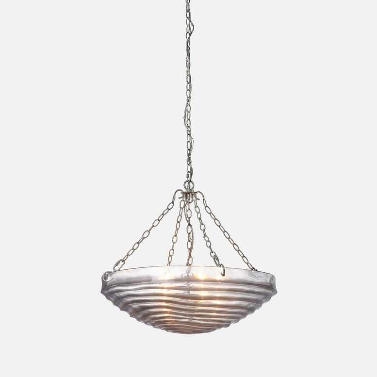 made goods hetty chandelier silver illuminated