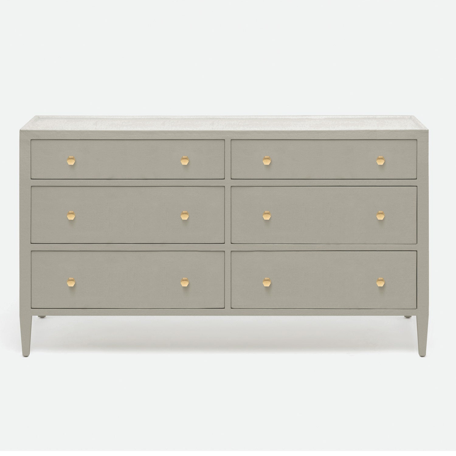 Made Goods Jarin 60" Dresser Light Gray Belgian Linen CLAYTON GRAY HOME Made Goods Jarin 60" Dresser Light Gray Belgian Linen CLAYTON GRAY HOME
