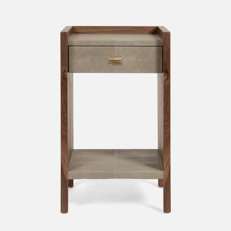 Made goods kennedy single nightstand castor gray