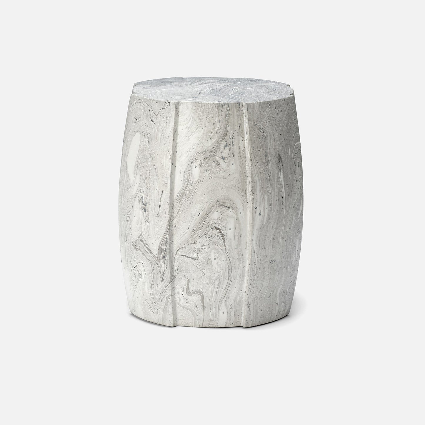 made goods linden stool gray front