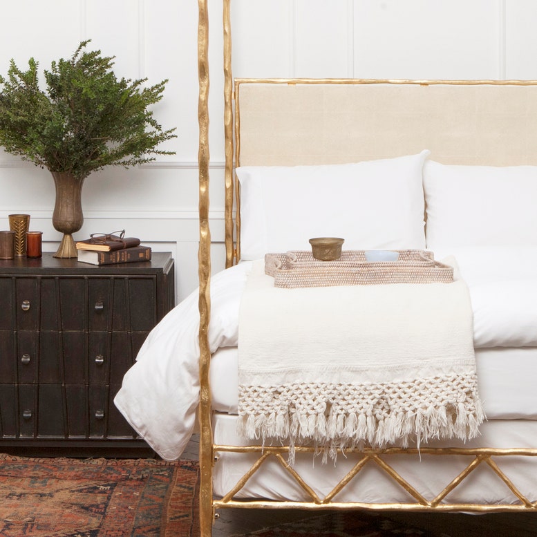 Opal Tray Set Whitewashed Rattan