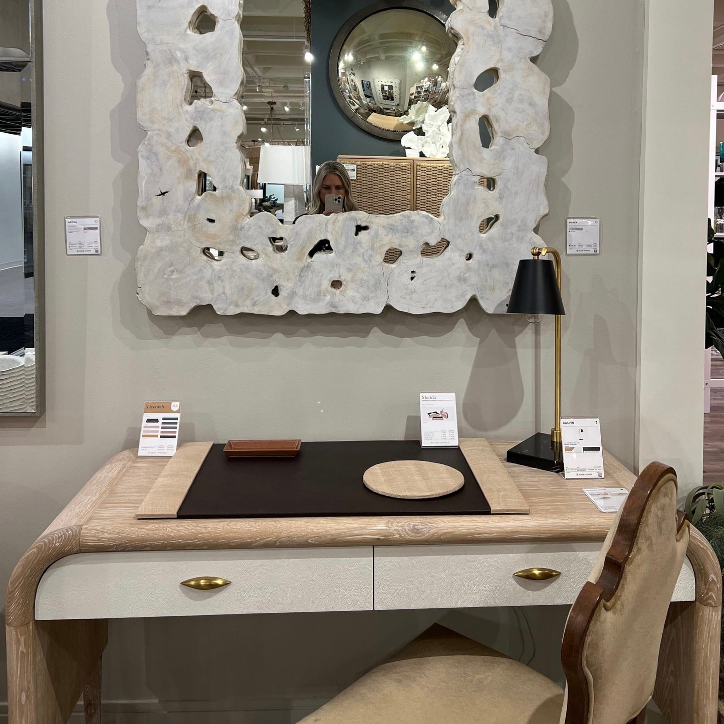 made goods pierre desk front market