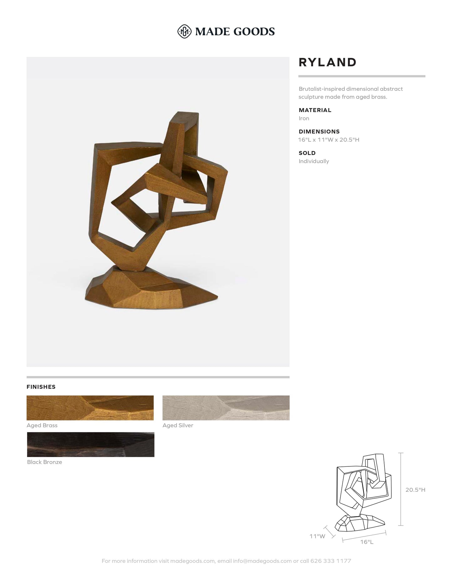 made goods ryland sculpture tearsheet