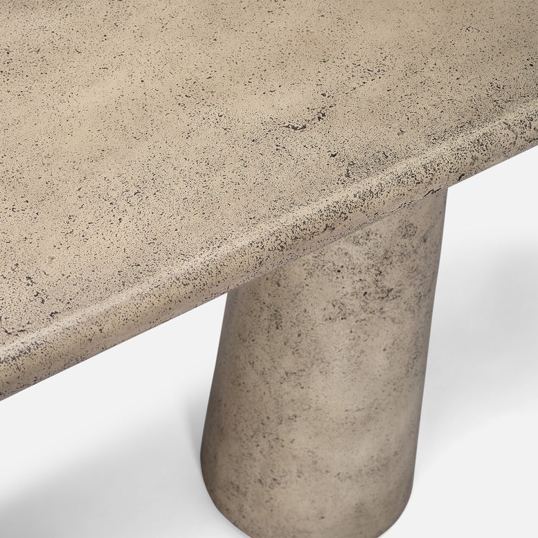 made goods vernon console gray detail